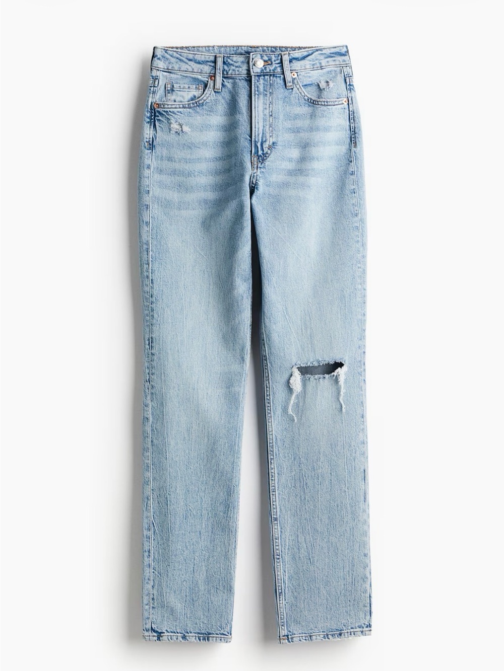 H&M | Slim Straight High Jeans